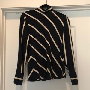 Rag and Bone Silk Striped Blouse